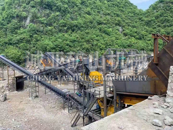 Large crushing sand production line2