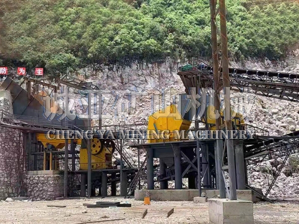 Large crushing sand production line